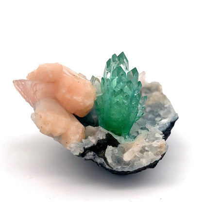 Green Apophyllite with Stilbite Natural Mineral Specimen, Default Title at Stemcell Science Shop