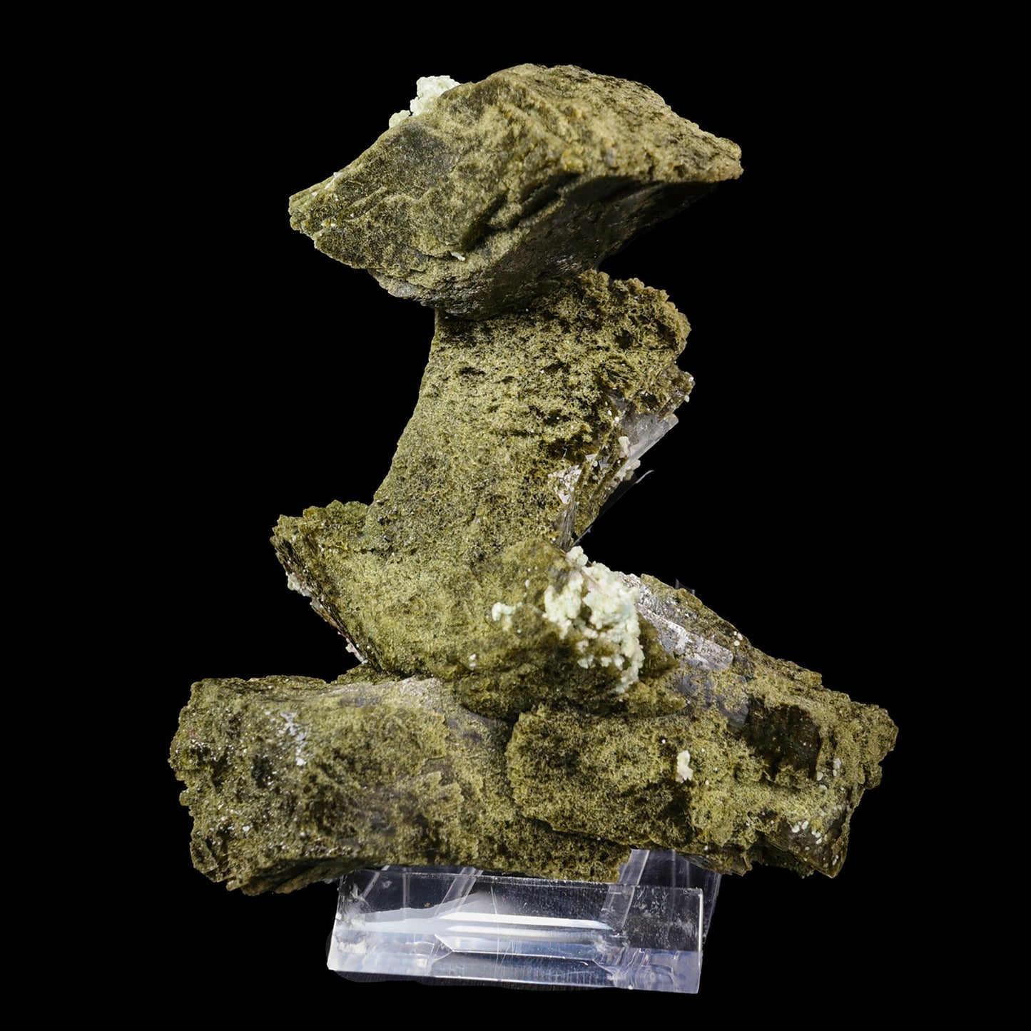 Green Heulandite Natural Mineral Specimen USA  # B 7015