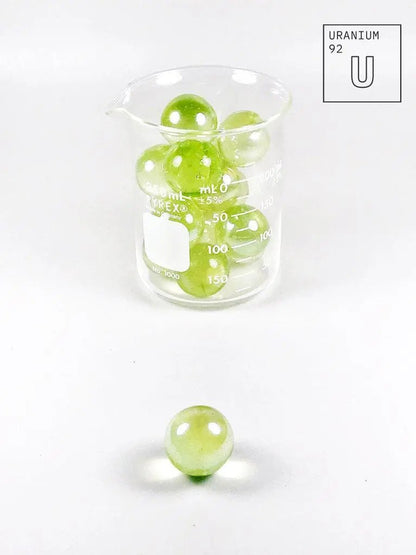 Green Uranium Glass Ball Historic Artifacts Stemcell Science Shop