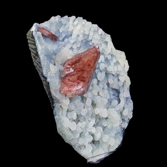 Heulandite With Chalcedony Natural Mineral Specimen # B 6979