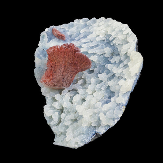 Heulandite With Chalcedony Natural Mineral Specimen # B 6979