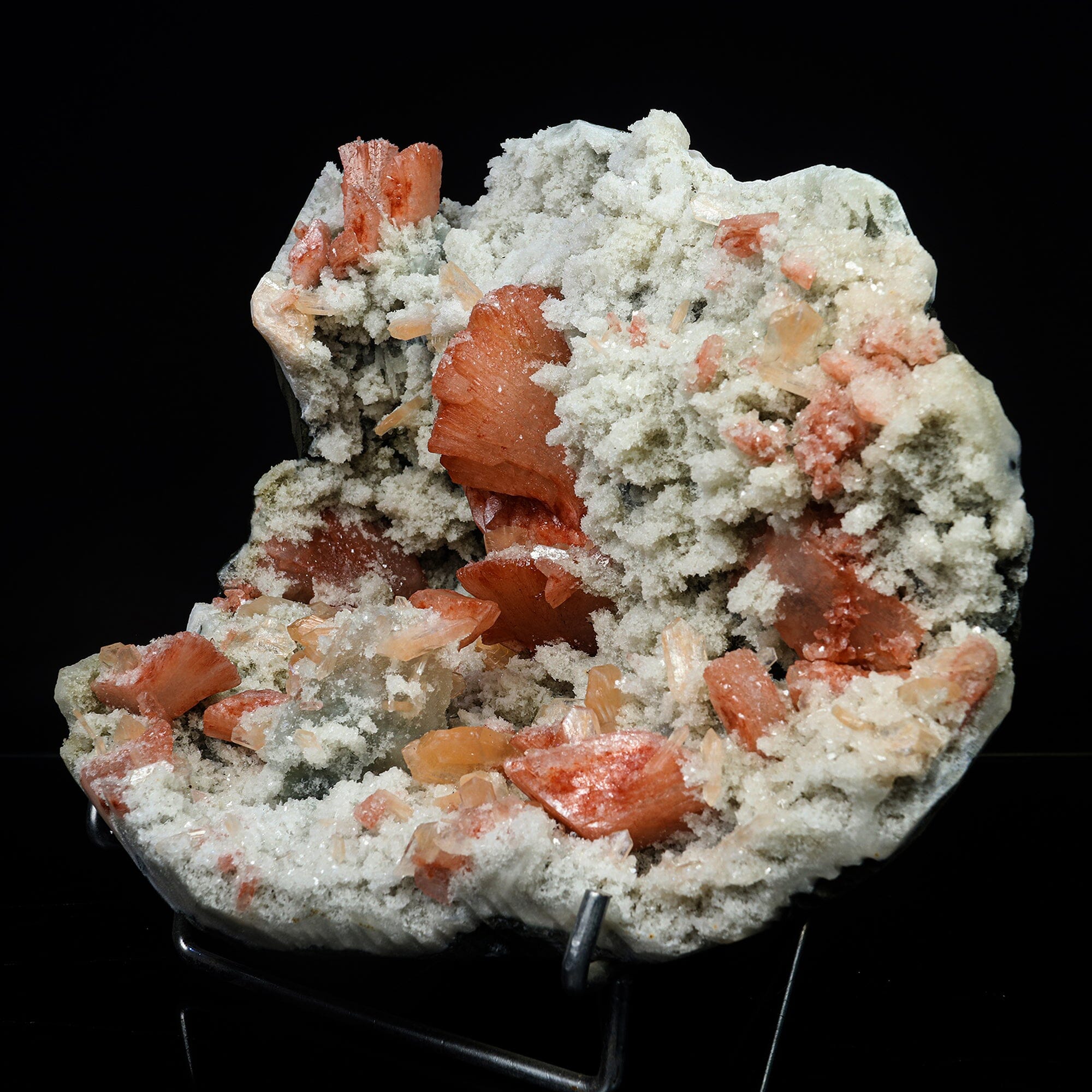 Heulandite with Chalcedony Natural Mineral Specimen #TC24-29