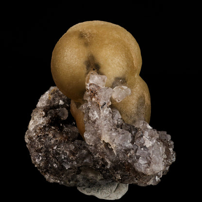 Huge Fluorite ball on Amethyst Natural Mineral Specimen # B 6556