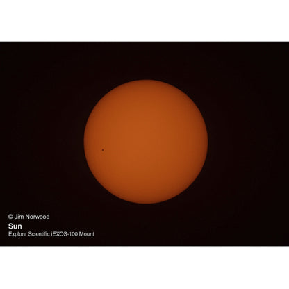 ED80 Essential Series Air-Spaced Triplet Refractor Telescope with 0.8x Focal Reducer and iEXOS-100-2 PMC-Eight Equatorial Tracker System