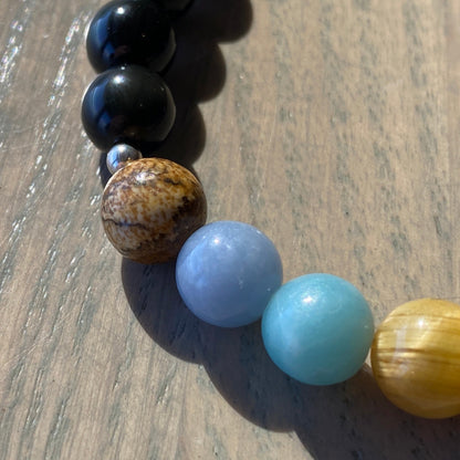 Asteroid Belt Solar System Bracelet
