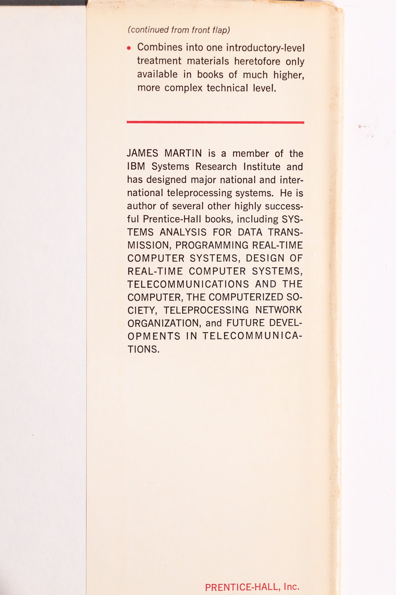 Introduction to Teleprocessing - Prentice - Hall Series in Technical Mathematics Books Stemcell Science Shop