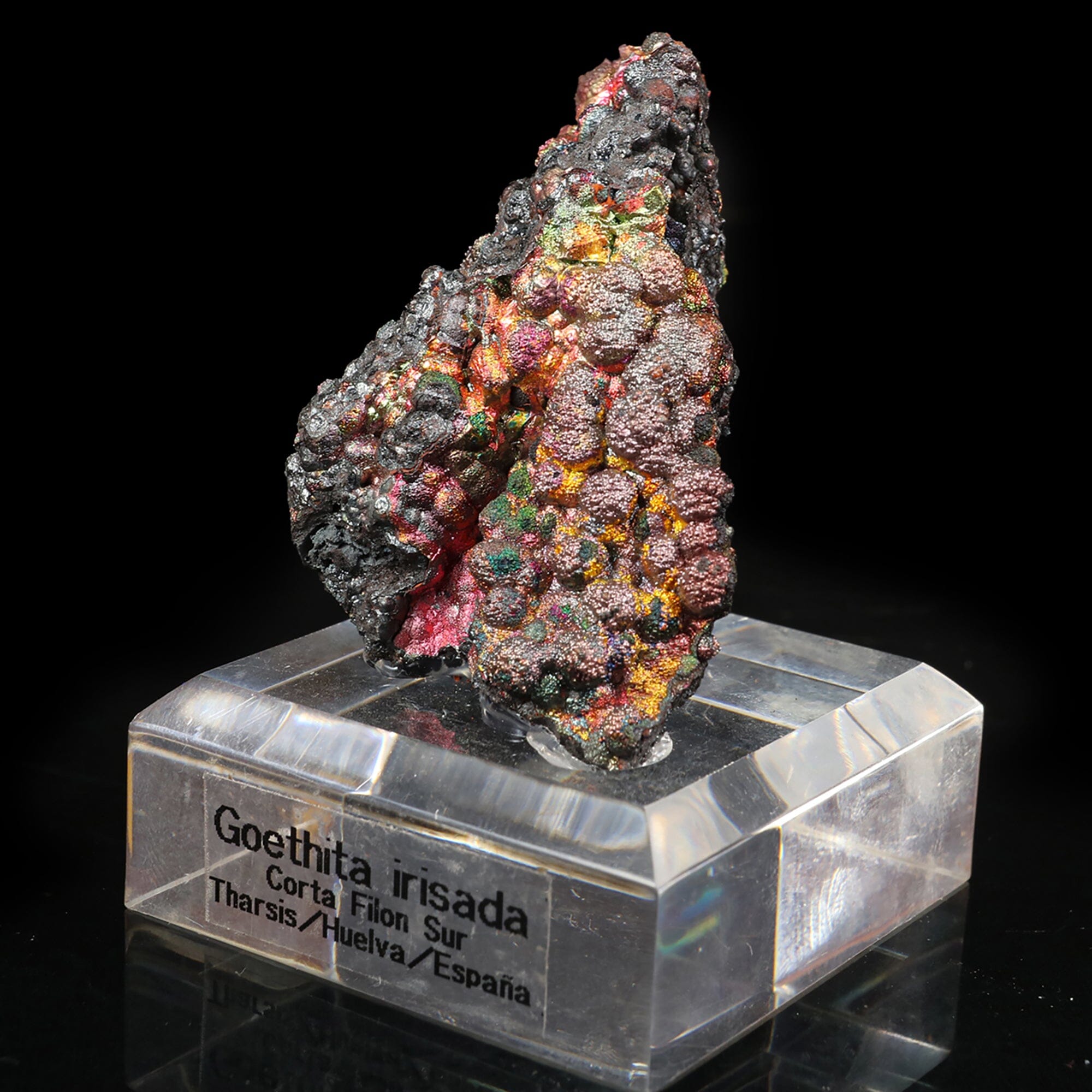 Iridescent Goethite Natural mineral Specimen # B 6803