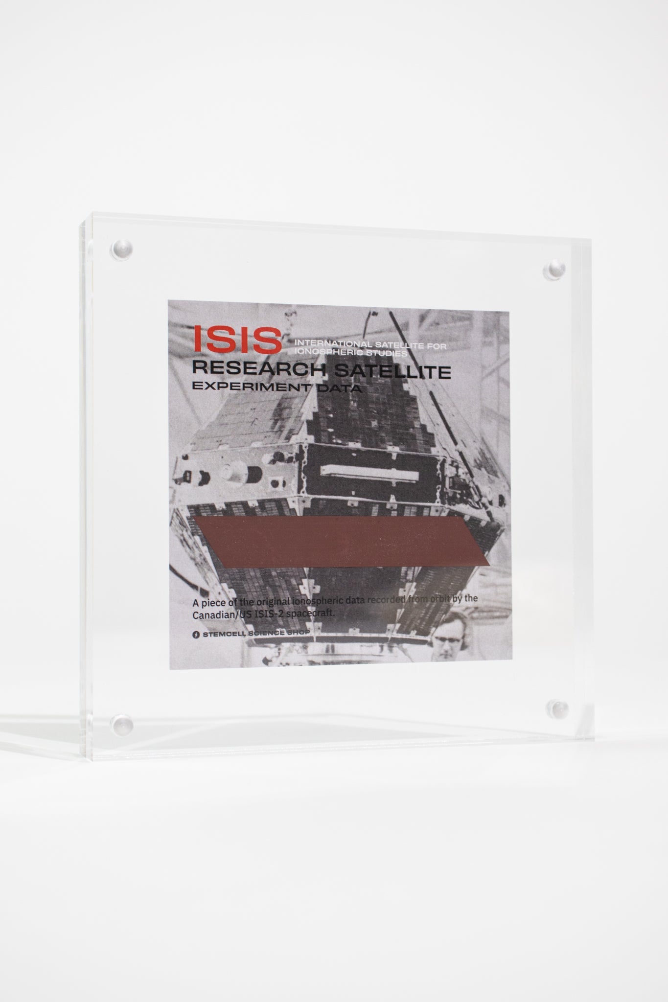 ISIS - 2 Space Experiment Data Section - Historic Artifacts from Stemcell Science Shop