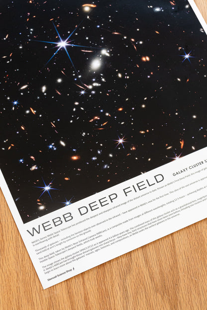 JWST Historic Poster #1 - Webb Deep Field - Charts from Stemcell Science Shop