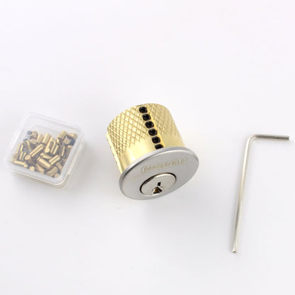 Dangerfield Repinnable Practice Lock Kit + Pins, Springs, Stoppers, Hex Allen Key