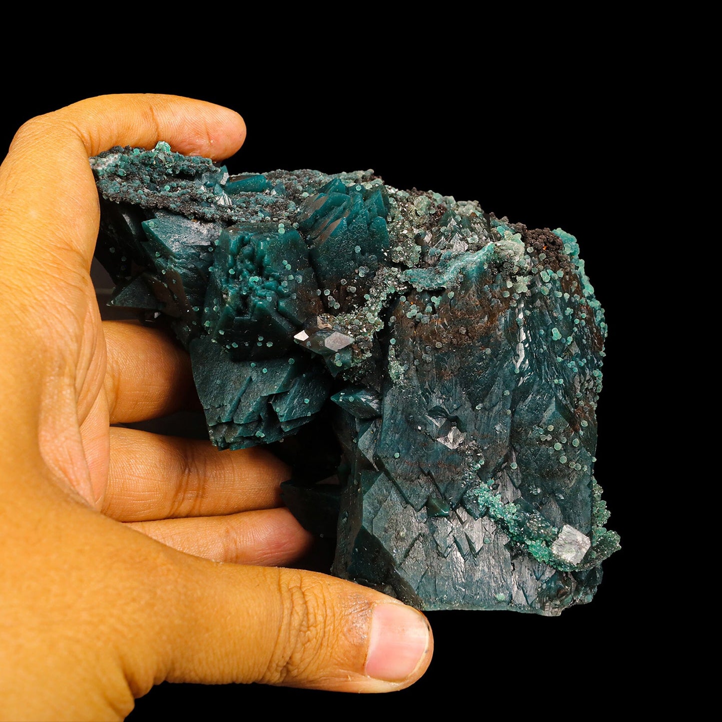 Marshy Apophyllite with Chalcedony Natural Mineral Specimen # B 6818