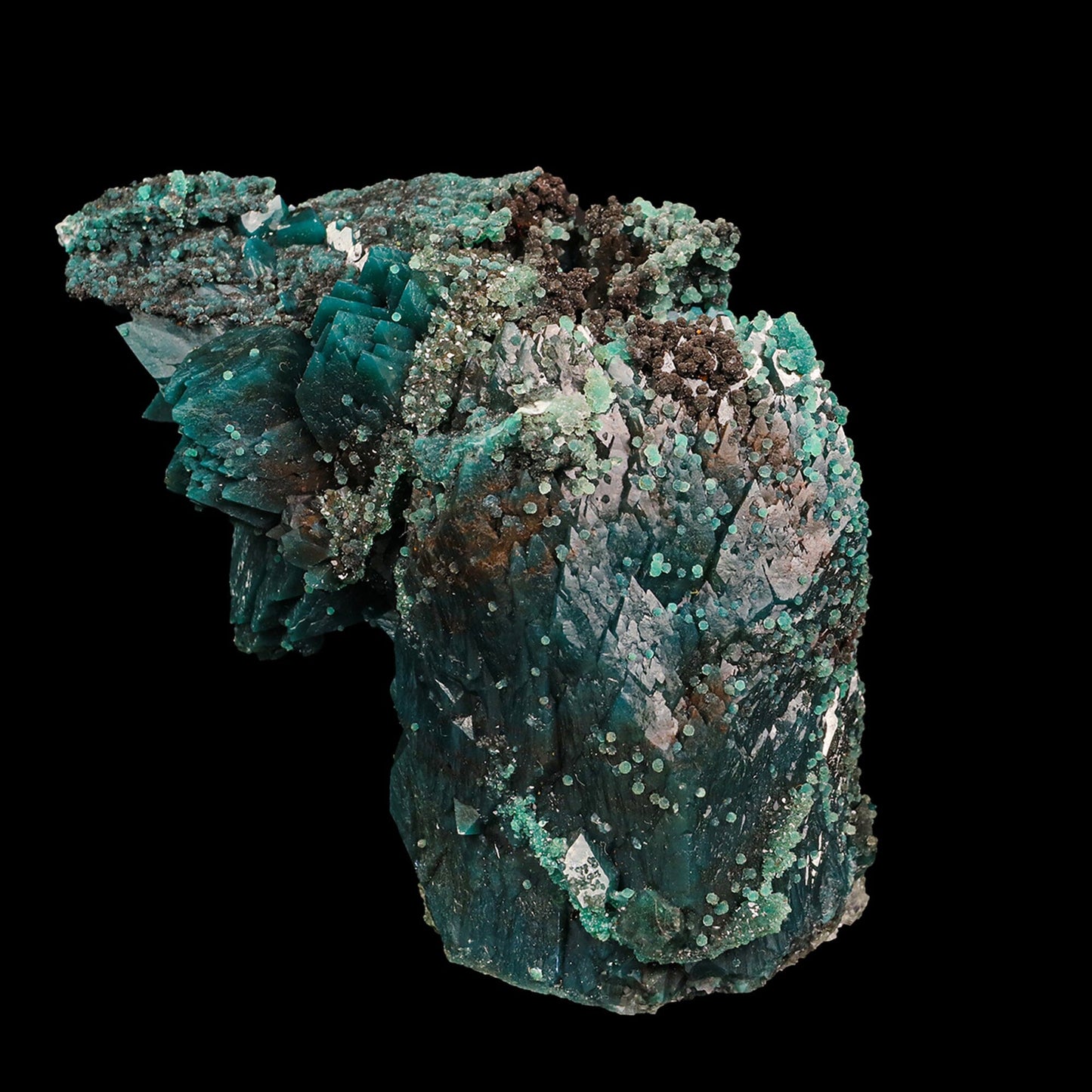 Marshy Apophyllite with Chalcedony Natural Mineral Specimen # B 6818