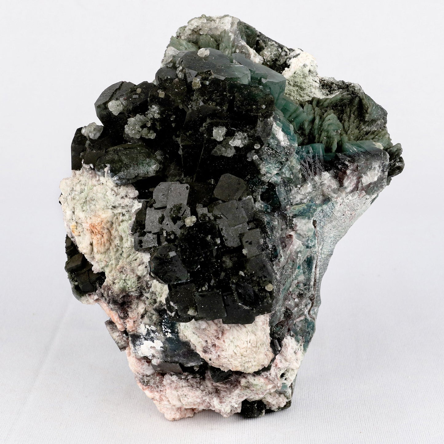 Marshy Apophyllite with Heulandite Natural Mineral Specimen # B 5358