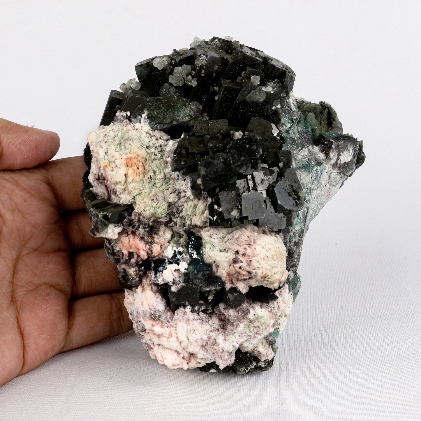 Marshy Apophyllite with Heulandite Natural Mineral Specimen # B 5358