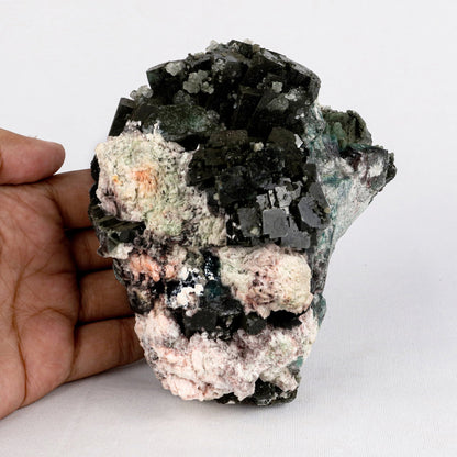 Marshy Apophyllite with Heulandite Natural Mineral Specimen # B 5358