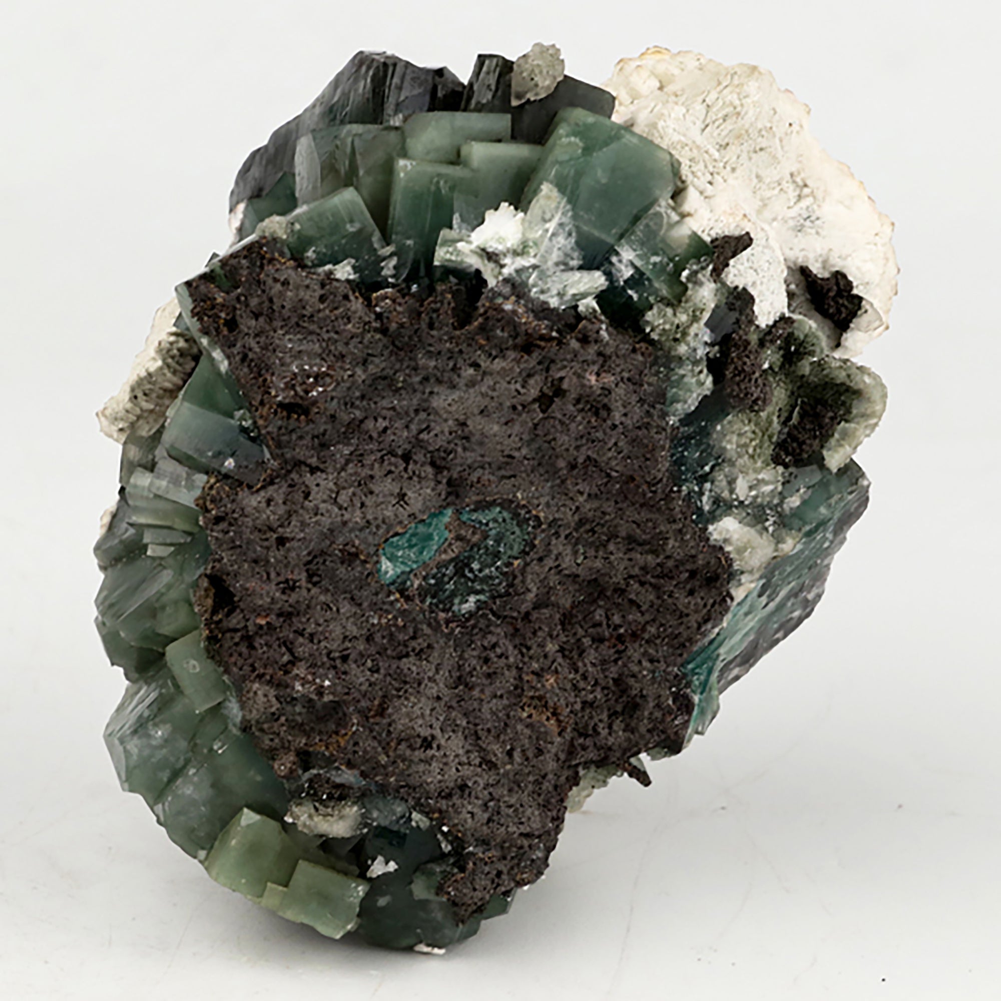 Marshy Apophyllite with Heulandite Natural Mineral Specimen # B 5394