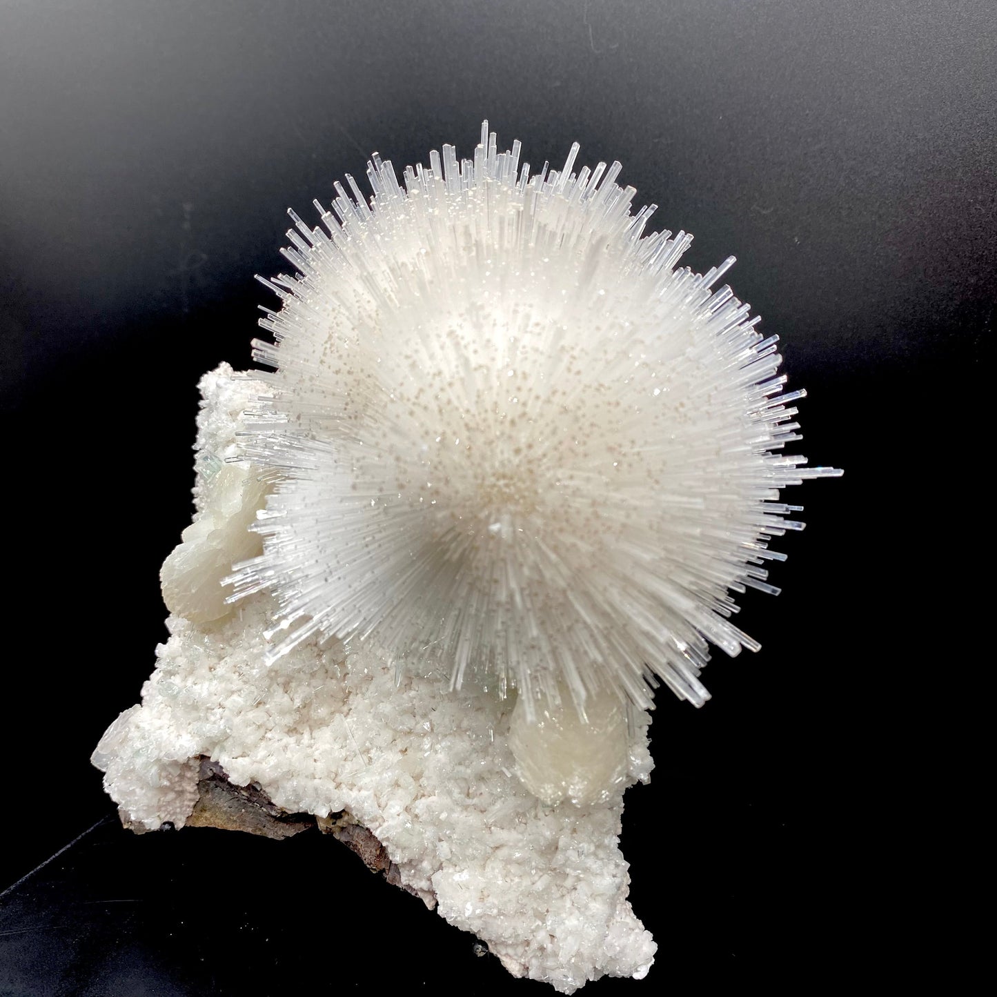 Mesolite, Stilbite, Apophyllite on Mordenite - Natural Mineral Specimen # DK193