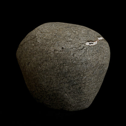 Mesolite Sphere Sprays Inside MM Quartz Geode Natural Mineral Specimen  # B 5063