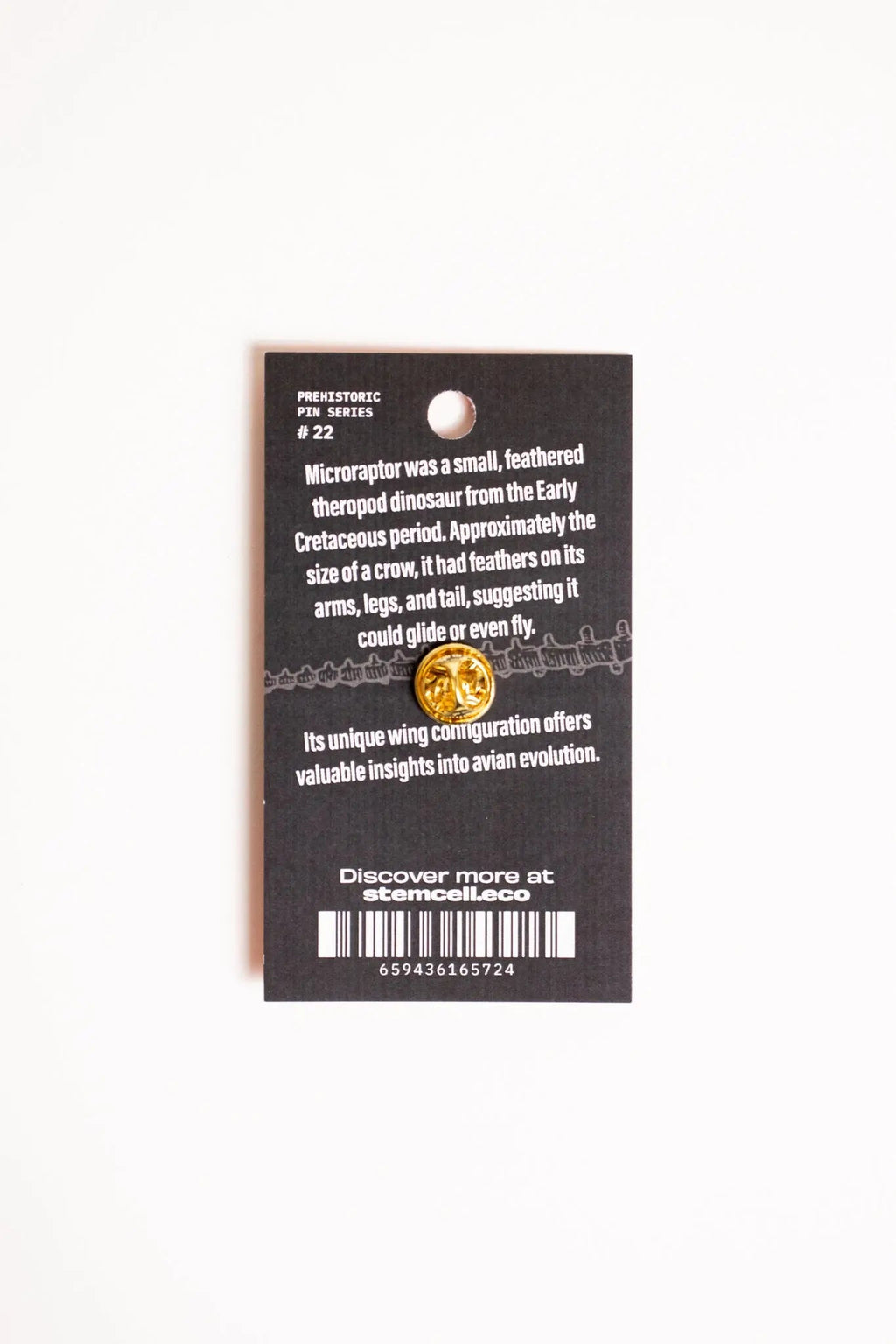 Microraptor Enamel Pin (Microraptor gui), Default Title at Stemcell Science Shop