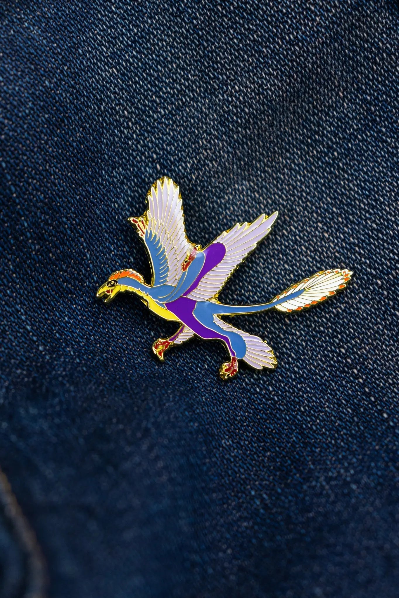 Microraptor Enamel Pin (Microraptor gui), Default Title at Stemcell Science Shop