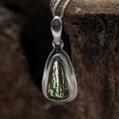 Moldavite Asteroid Impact Glass Jewelry (Bezel Style)
