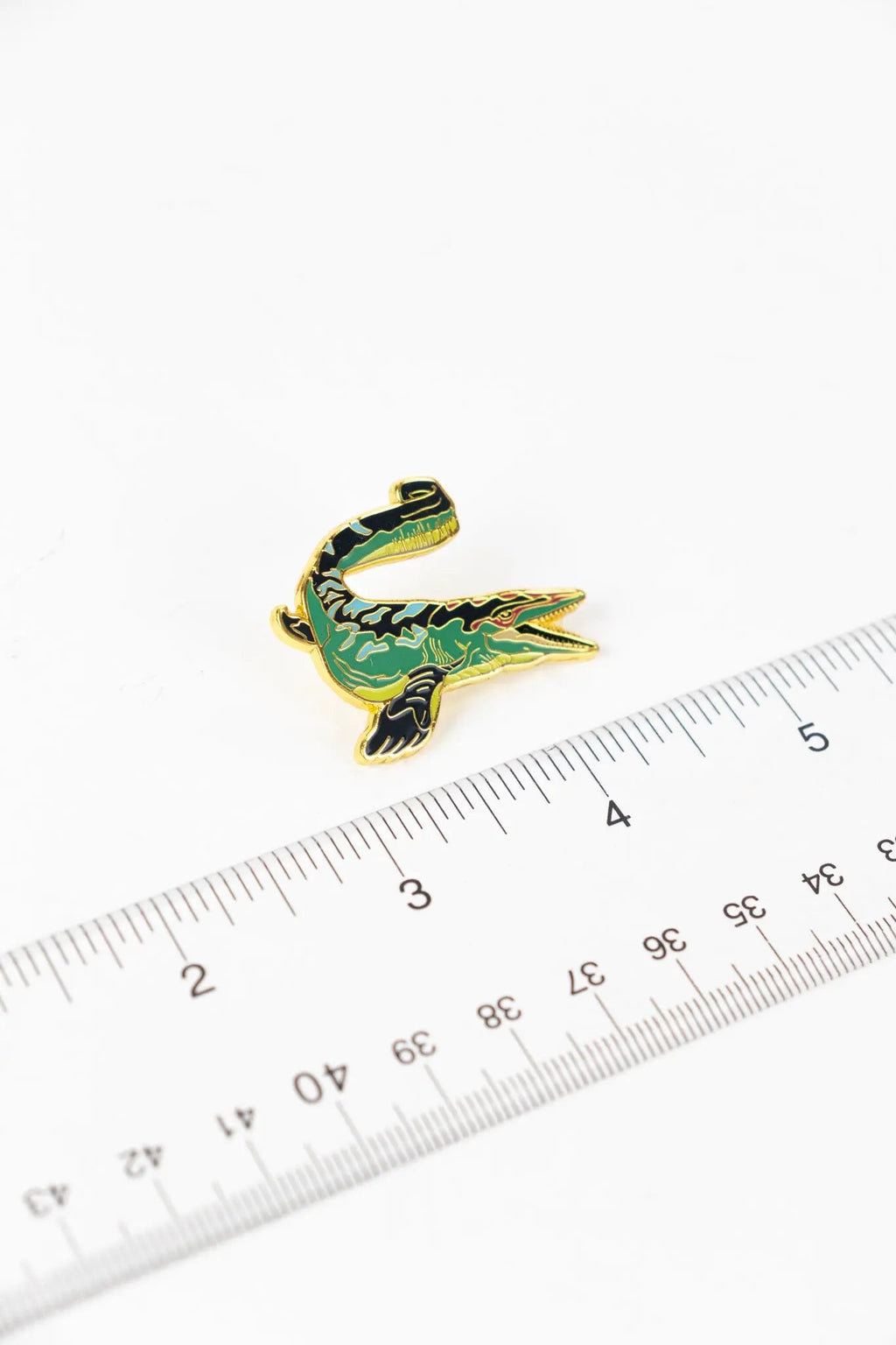 Mosasaurus Enamel Pin (Mosasaurus hoffmanni), Default Title at Stemcell Science Shop
