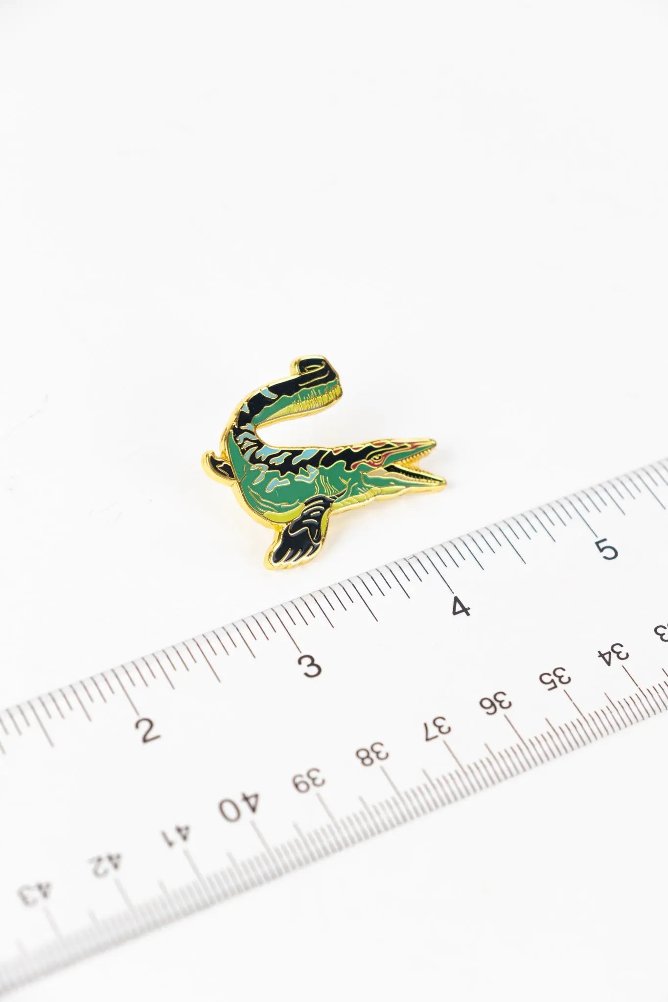 Mosasaurus Enamel Pin (Mosasaurus hoffmanni), Default Title at Stemcell Science Shop