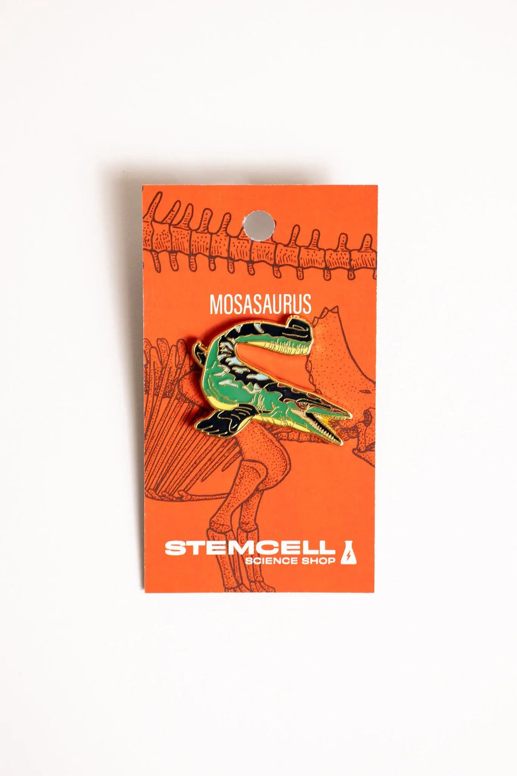 Mosasaurus Enamel Pin (Mosasaurus hoffmanni), Default Title at Stemcell Science Shop