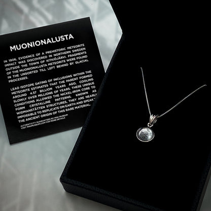 Muonionalusta Meteorite Pendant Necklace