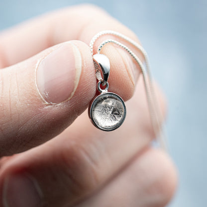 Muonionalusta Meteorite Pendant Necklace