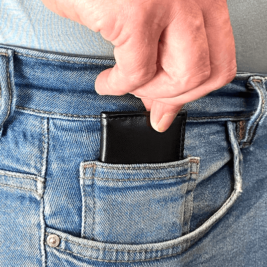 Lock Pick Rakes, the Nano, Covert EDC + Leather wallet by Dangerfield