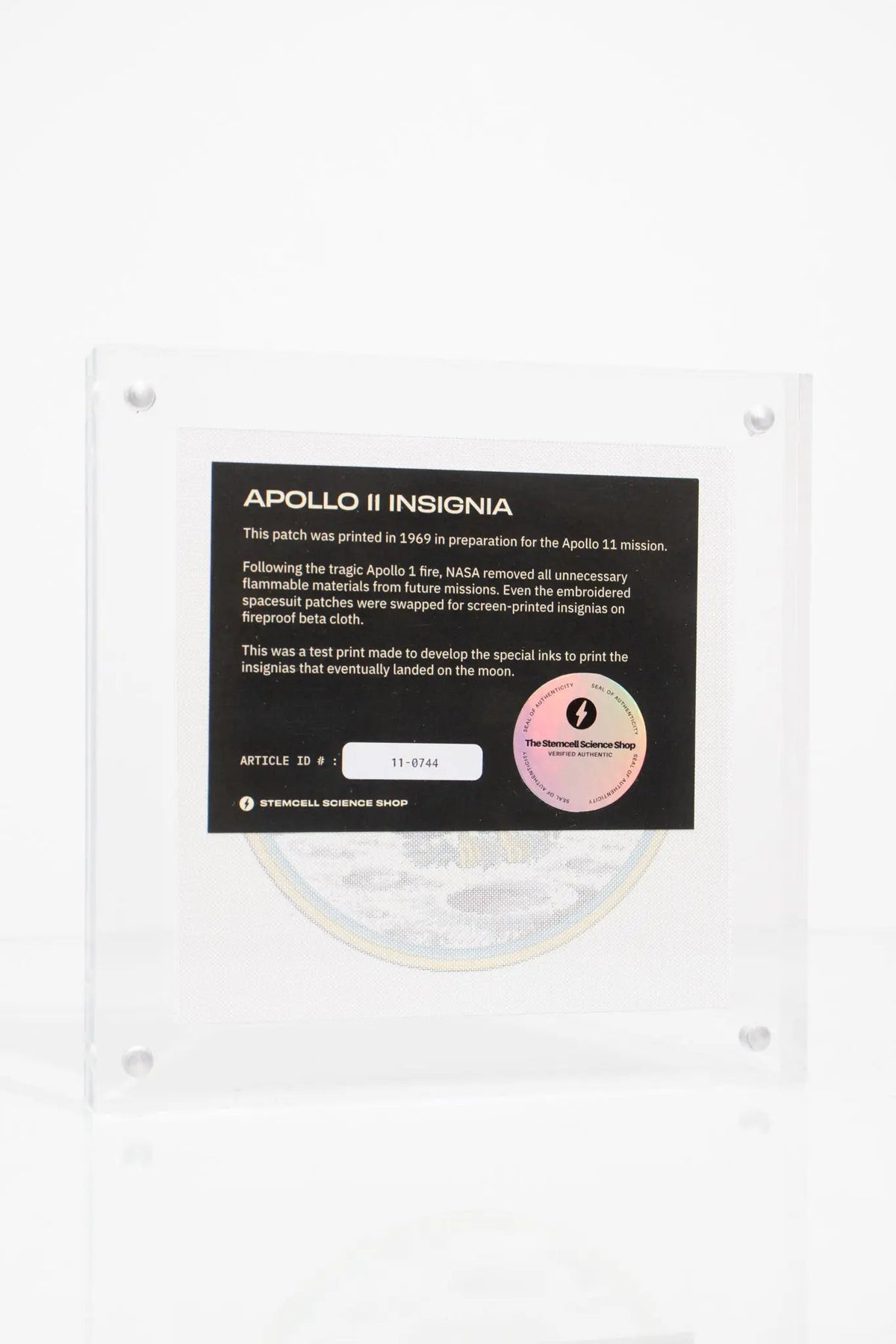 NASA Apollo 11 Beta Cloth Insignia Production Print, Default Title at Stemcell Science Shop
