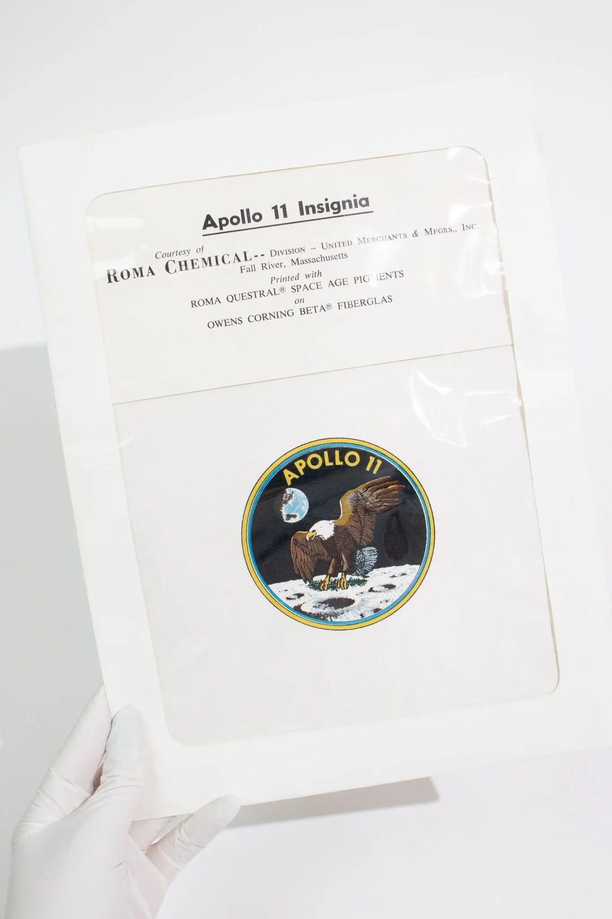 NASA Apollo 11 Beta Cloth Insignia Production Print, Default Title at Stemcell Science Shop