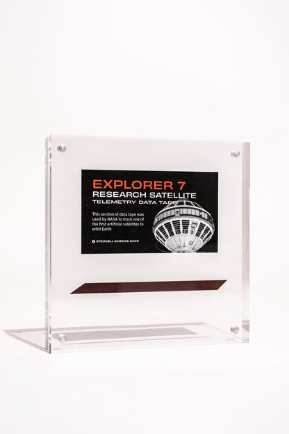 NASA Explorer 7 Satellite Telemetry Data Section Historic Artifacts Stemcell Science Shop