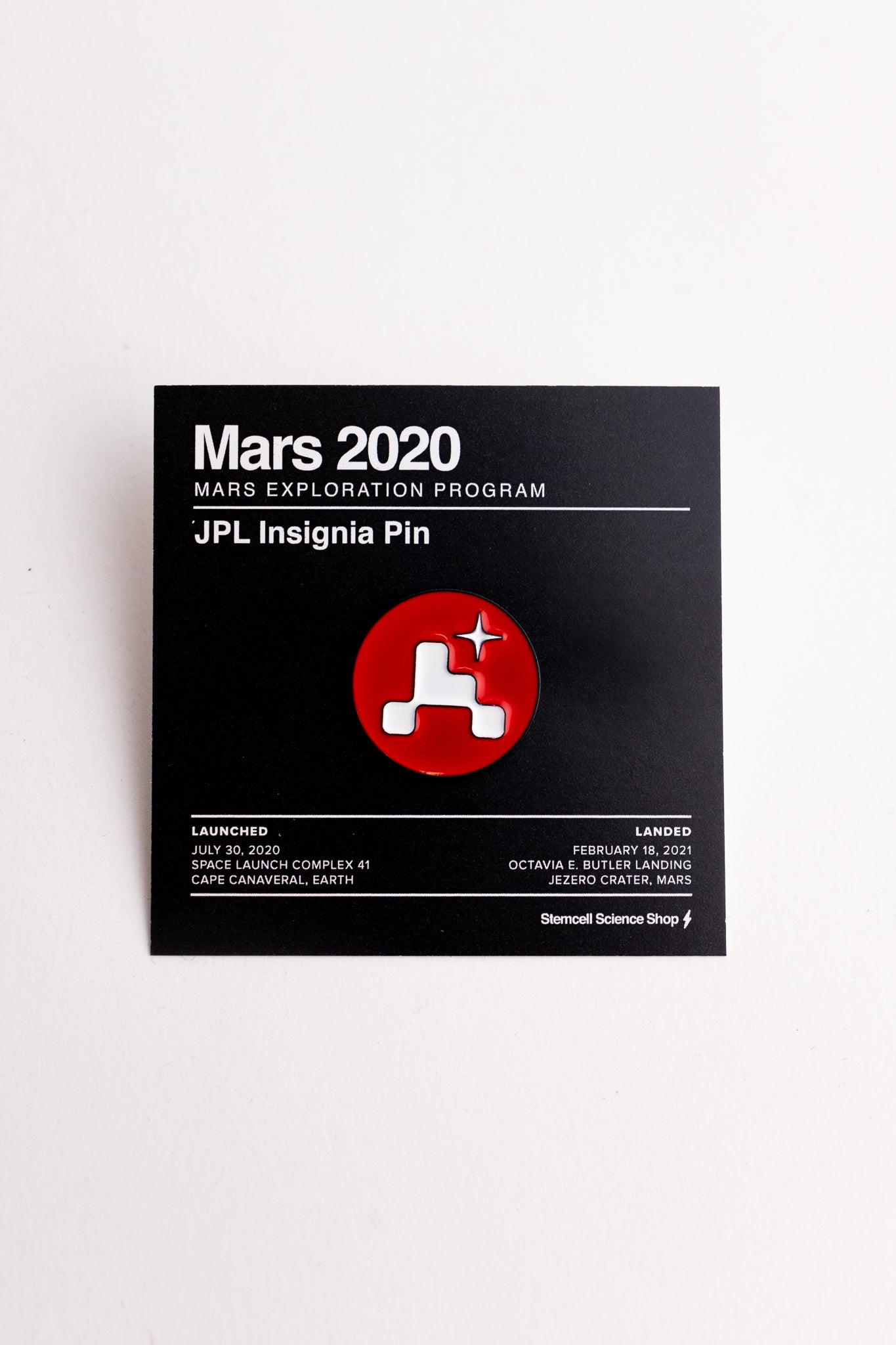 NASA Mars 2020 Insignia Pin Pin Stemcell Science Shop