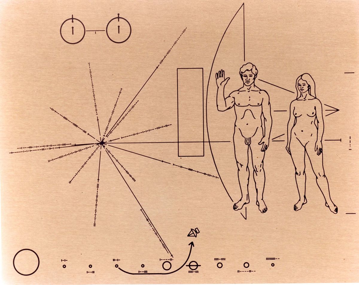 NASA Pioneer 10 Mission Data Section Historic Artifacts Stemcell Science Shop