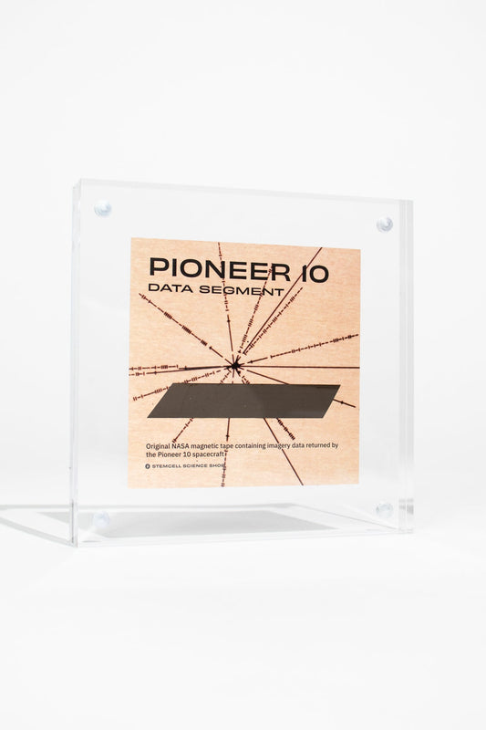 NASA Pioneer 10 Mission Data Section - Historic Artifacts from Stemcell Science Shop