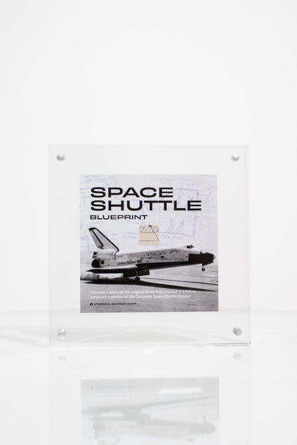 NASA Space Shuttle Blueprint Fragment - Historic Artifacts from Stemcell Science Shop