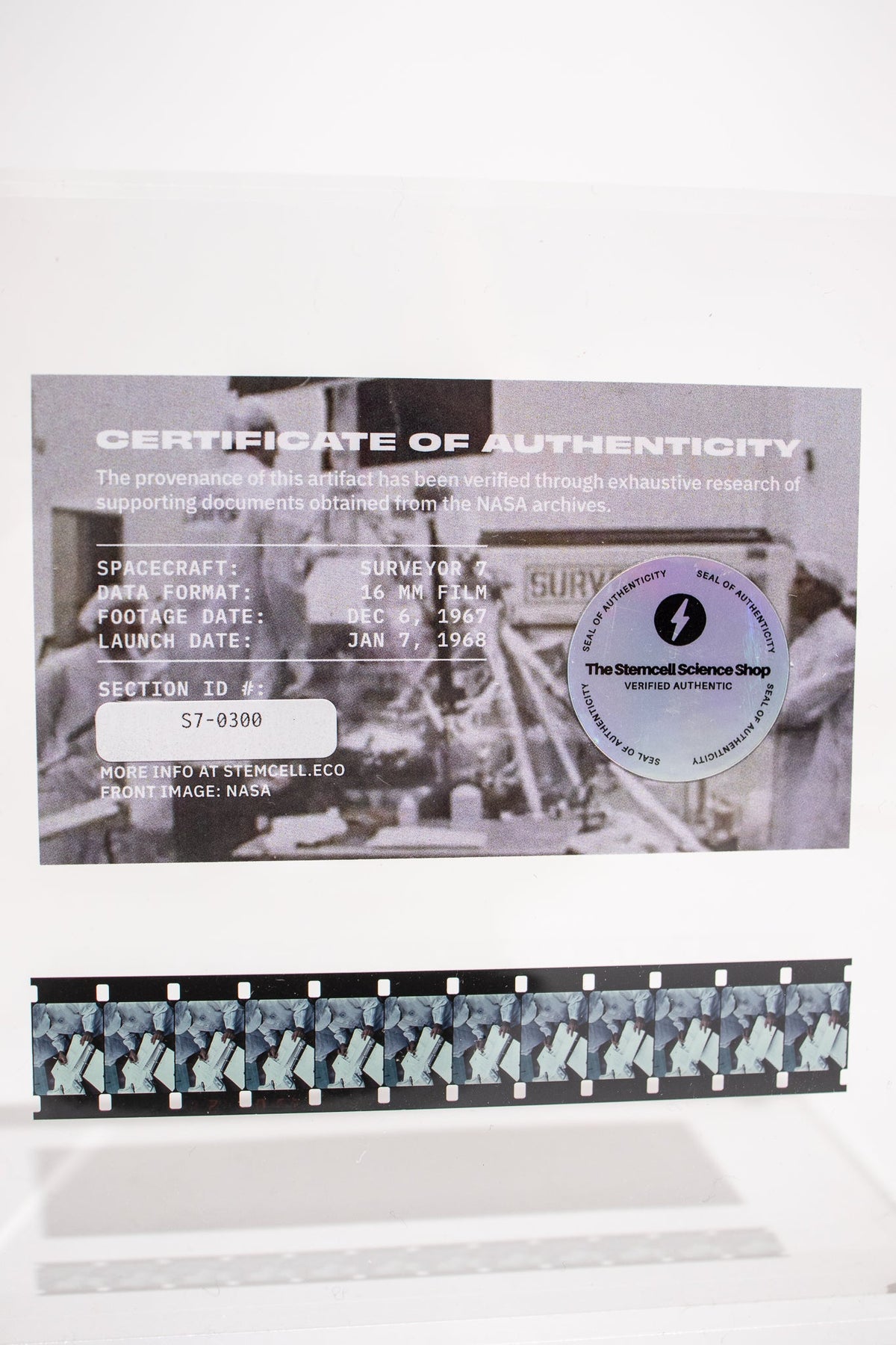 NASA Surveyor 7 Assembly Film Section, Default Title at Stemcell Science Shop