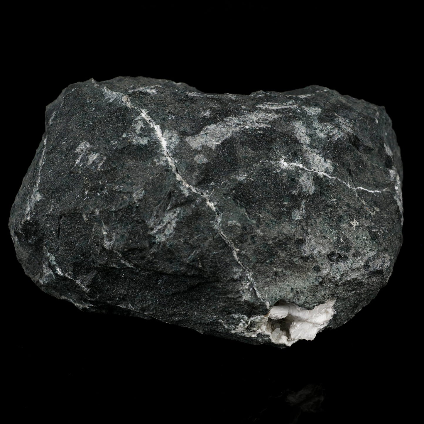 Natrolite Sprays Inside Chalcedony Geode Natural Mineral Specimen # B 5679