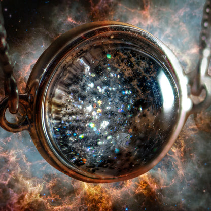 Nebula Fire Bracelet - Birth of the Solar System Bracelet - Allende Meteorite