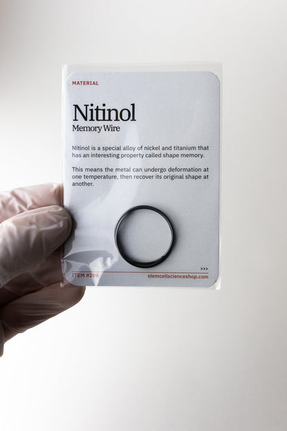 Nitinol Wire Sample Demonstration Stemcell Science Shop