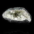 Okenite Big Puffballs Inside Chalcedony Geode Natural Mineral Specimen # B 5701