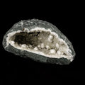 Okenite Big Puffballs Inside Chalcedony Geode Natural Mineral Specimen # B 5863