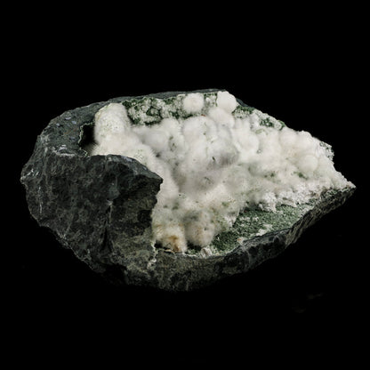 Okenite Big Puffballs Inside Chalcedony Geode Natural Mineral Specimen # B 6169