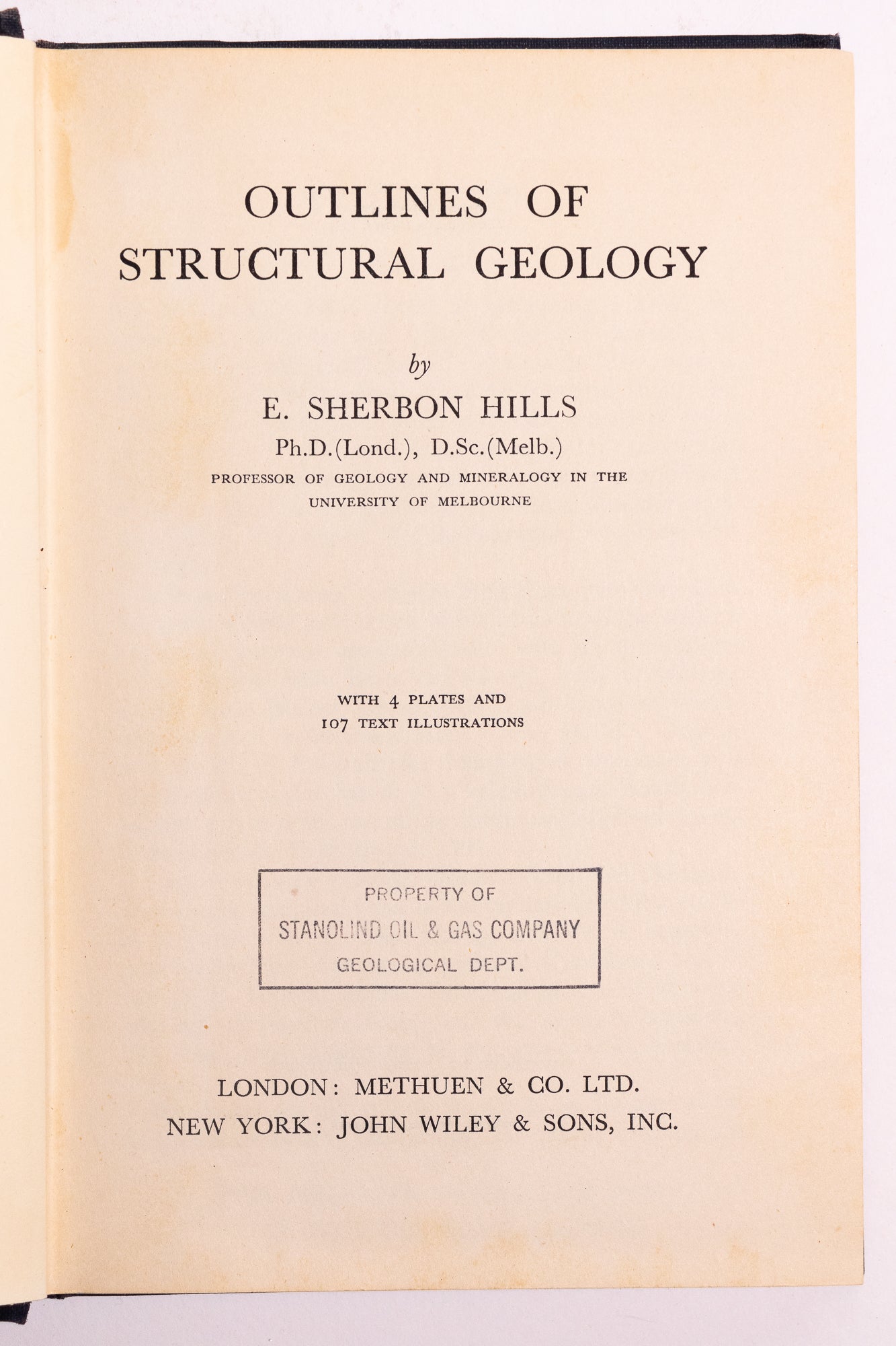 Outlines of Structural Geology Books Stemcell Science Shop