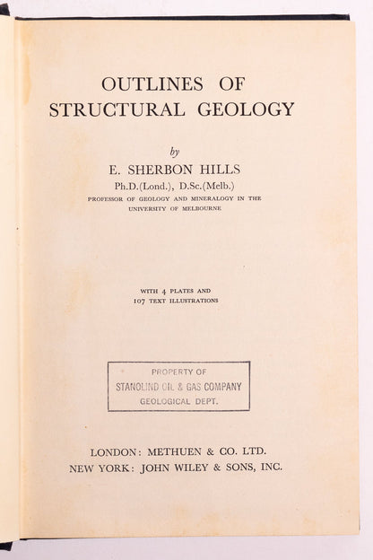 Outlines of Structural Geology Books Stemcell Science Shop