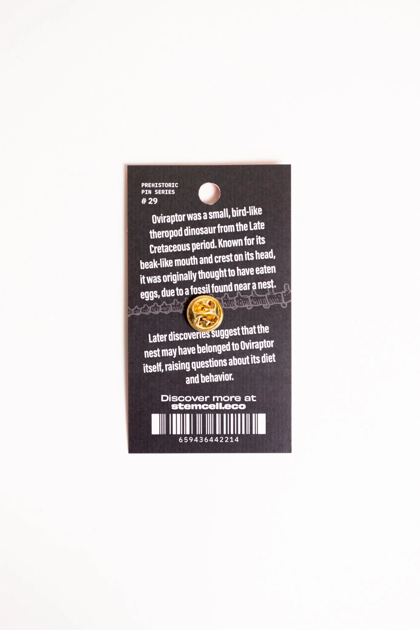 Oviraptor Enamel Pin (Oviraptor philoceratops), Default Title at Stemcell Science Shop