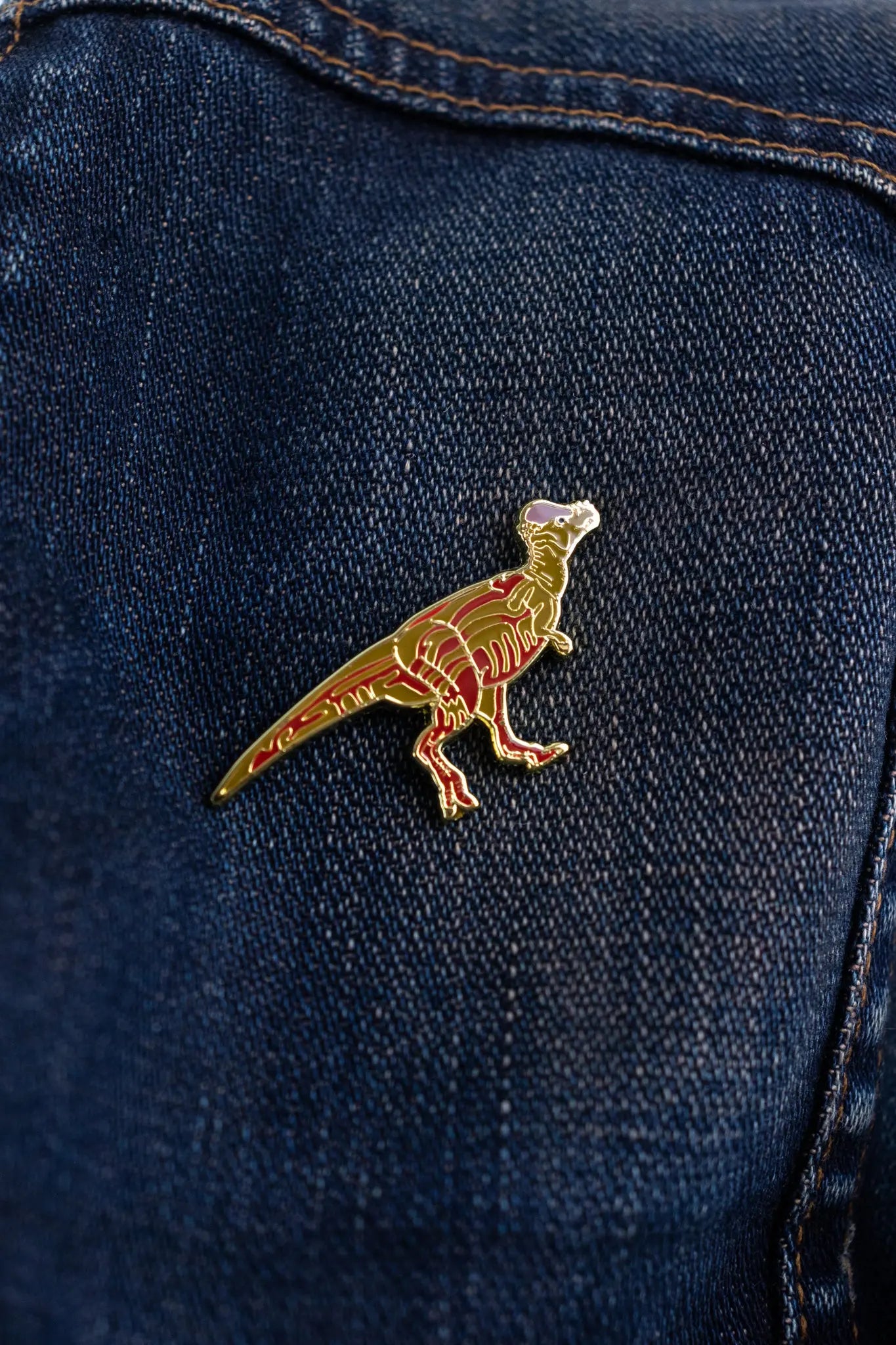 Pachycephalosaurus Enamel Pin (Pachycephalosaurus wyomingensis), Default Title at Stemcell Science Shop