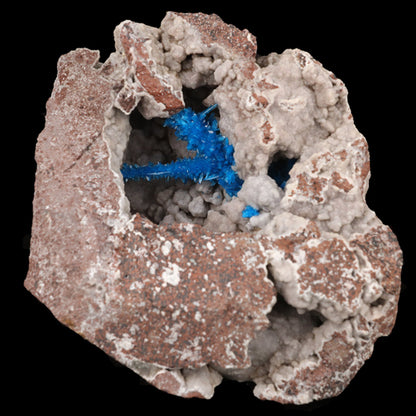 Pentagonite on Chalcedony Rare Find Natural Mineral Specimen # B 5793